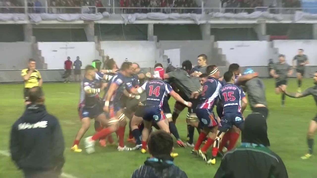 Bagarre au rugby Marine Nationale vs Royal Navy