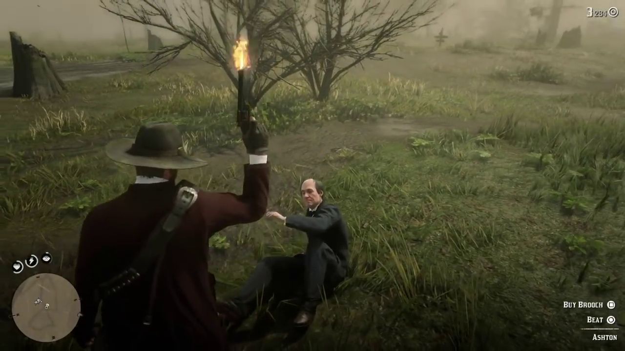 Tirer en l'air dans RDR2