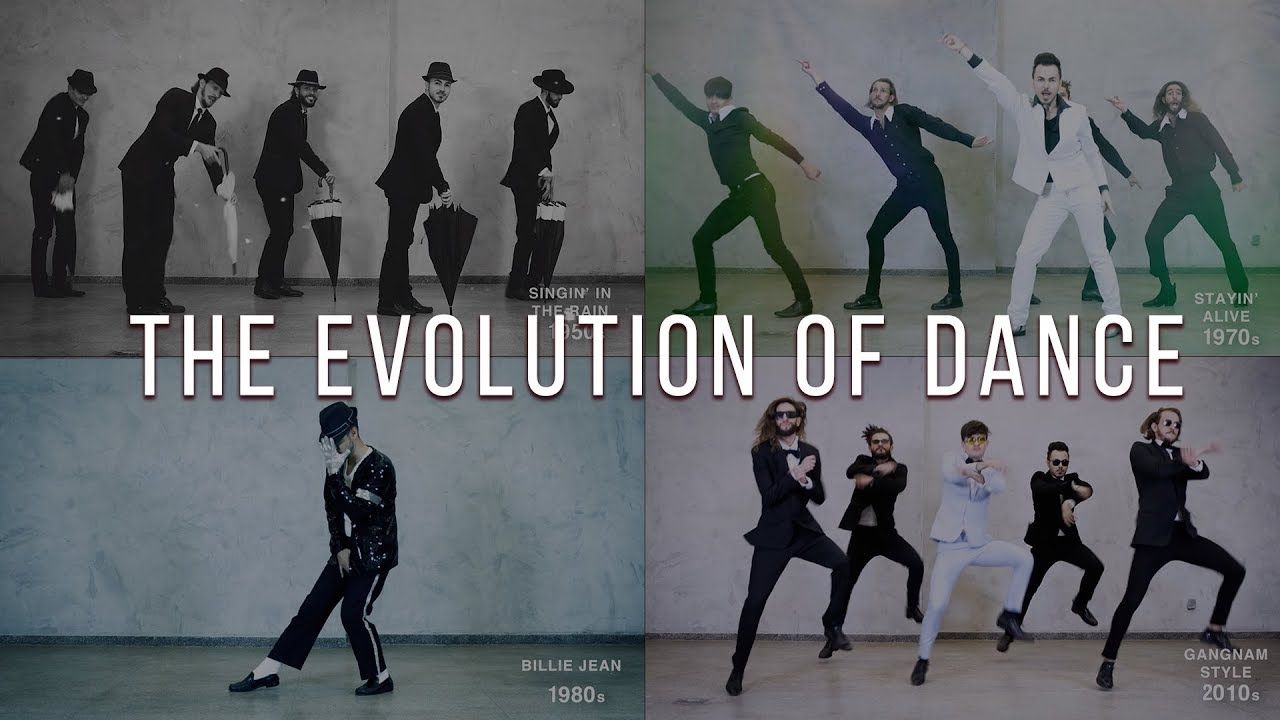 L'évolution de la danse de 1950 à 2019