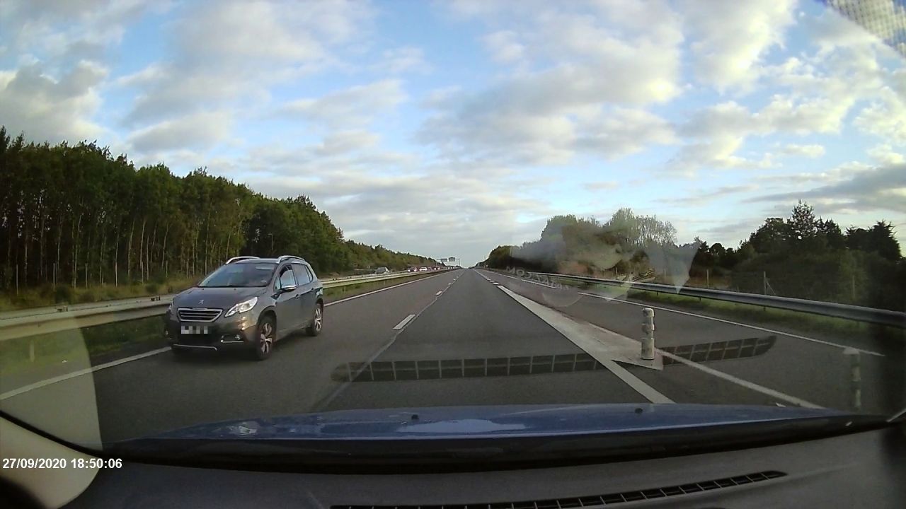 Voiture à contresens sur l'A83 (Nantes)